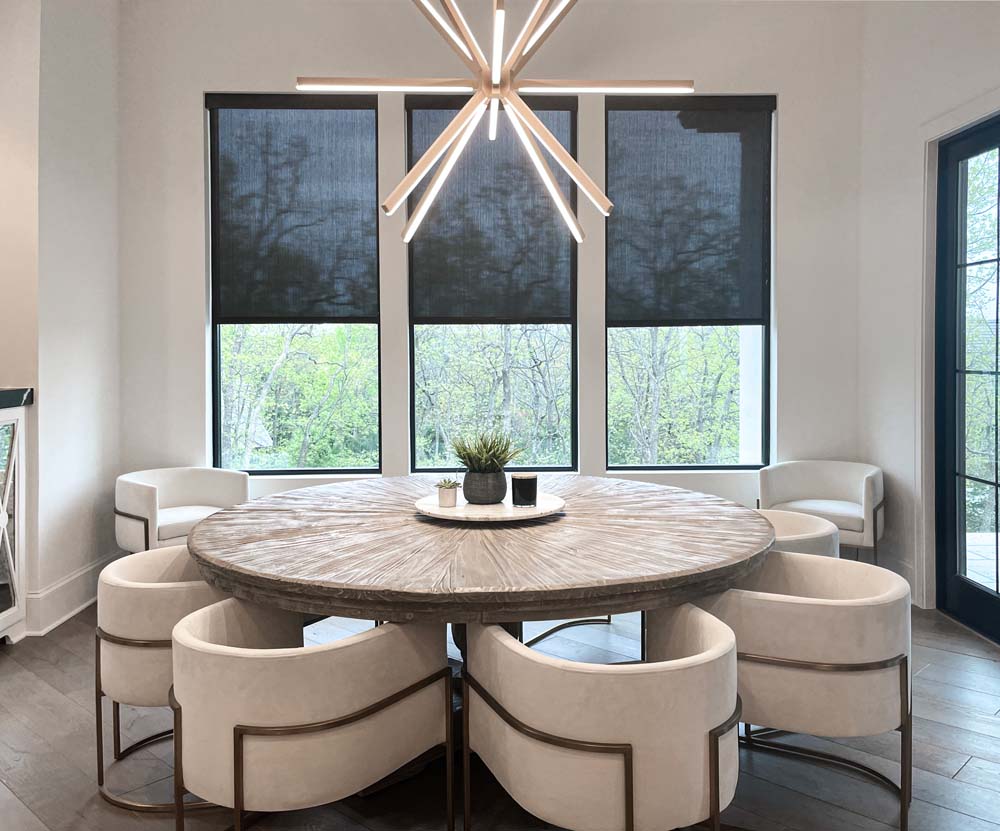 Motorized shades for glare control