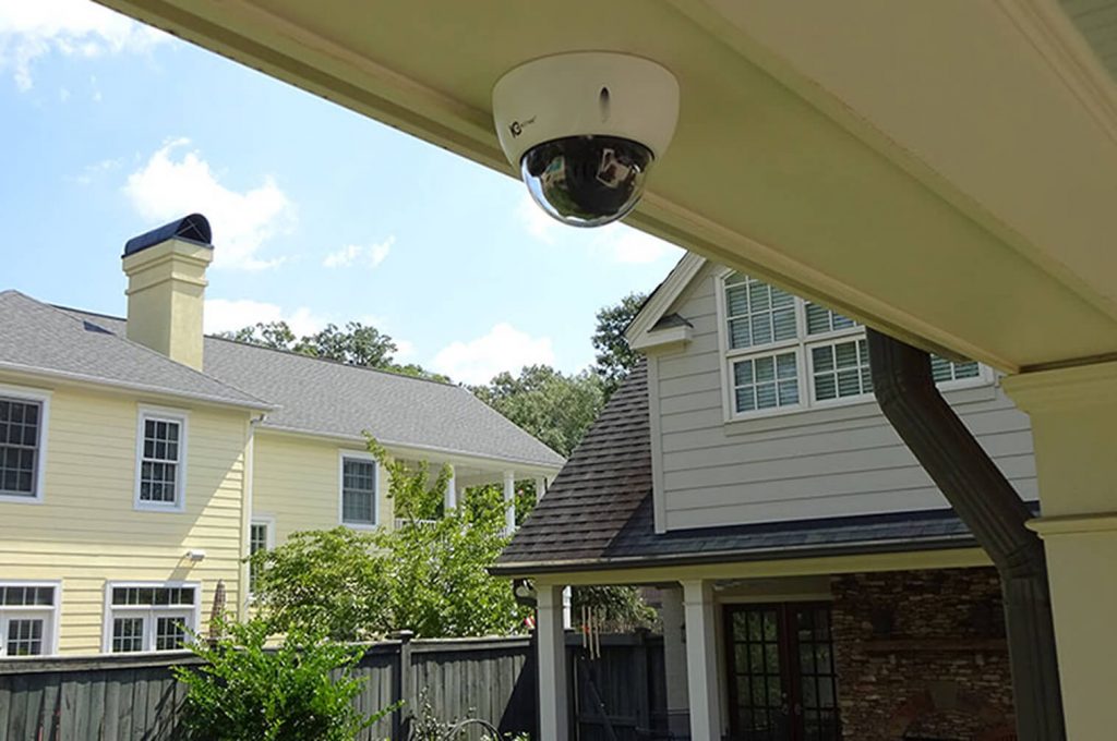 Home security camera system installed by Phantom Sound in Cincinnati