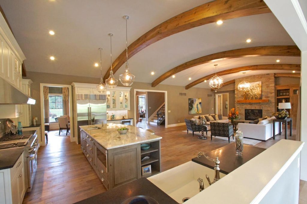 Sonos whole-home audio installation with in-ceiling speakers in a Cincinnati home